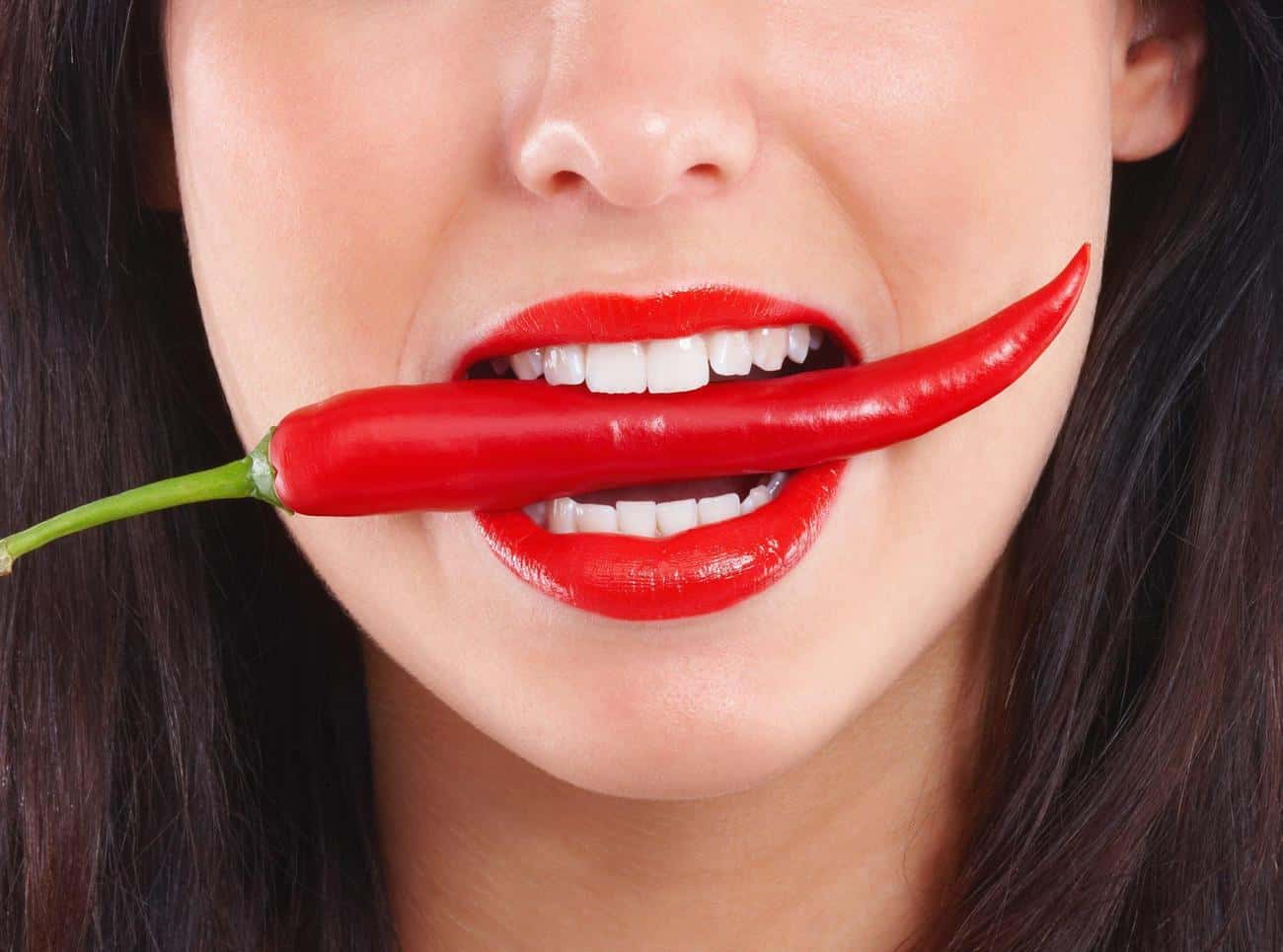 Close-up of a smile with immediate whitening results after treatment Marlow