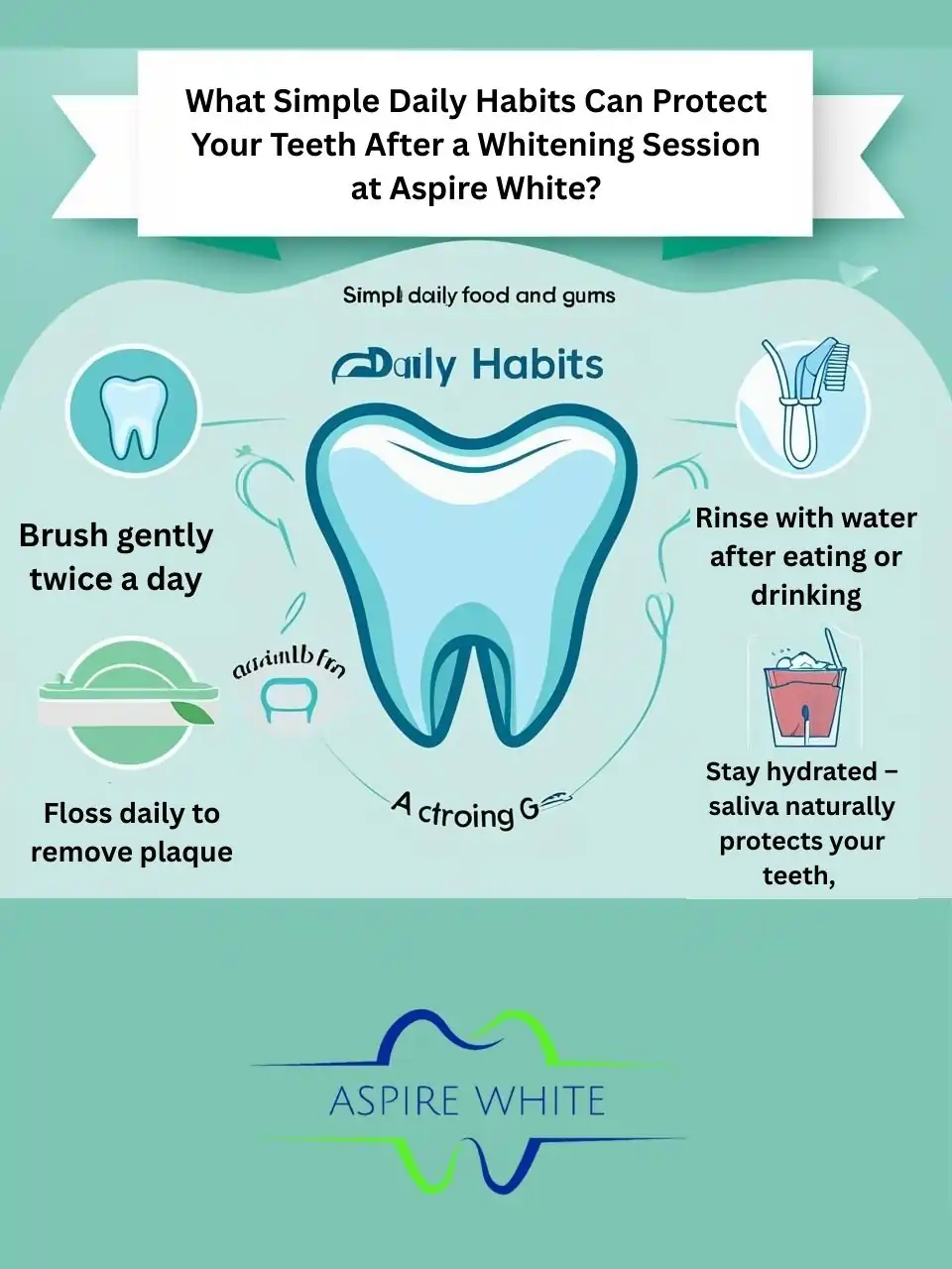 What Simple Daily Habits Can Protect Your Teeth After a Whitening Session at Aspire White Marlow
